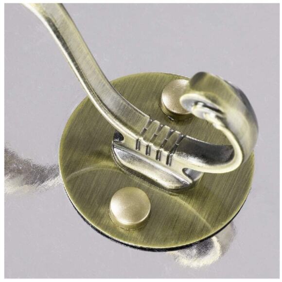 XYWHPGV Wall Hooks Zinc Alloy 4pcs Hooks Wall Storage Hanger 2-Pck - Picture 4 of 6